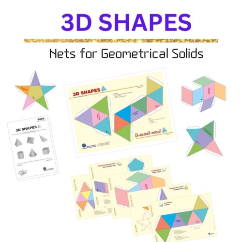 3D Shapes (Set of 3D Nets, 21 Shapes)