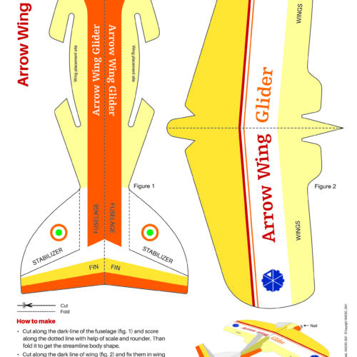 Make a Aero Wing Glider (50 Nos.)