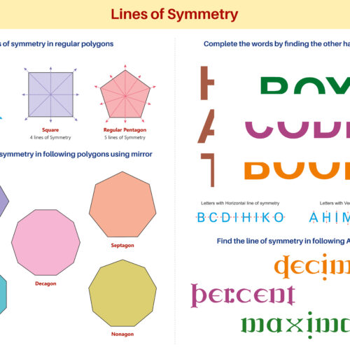 Learn Lines of Symmetry (25 Nos.)