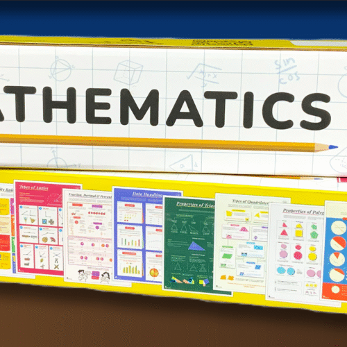 Ganit Charts - (Set of 12 Charts, 18" X 25")- Gujarati